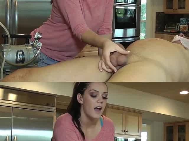 Sperm Sucking Device In Use