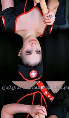 Masturbating loving babe solo toy plays with enthusiasm