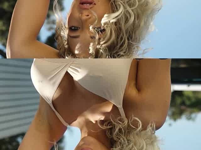 Big ass blonde exposed stunning body