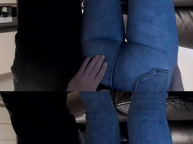 MILF Girfriend Fingering in Jeans and Through Panties