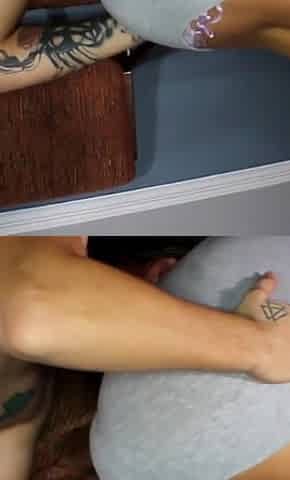 Big ass girlfriend facesitting