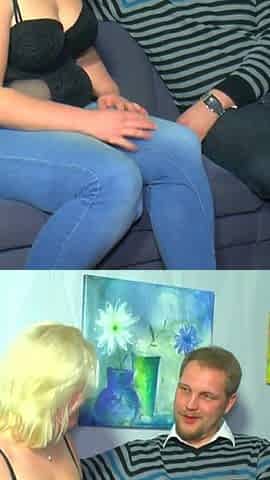 Blonde bbw sucks dick and gets pussy licked before missionary