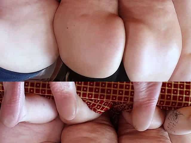 Lovely sporty BBW blond fat ass Part 1