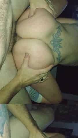 Sexy Lil Fat Ass Wearing Stockings Reverse Cowgirl on Huge Cock