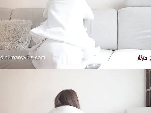 Amateur pair having vehement sex and ejaculation on abs 4K