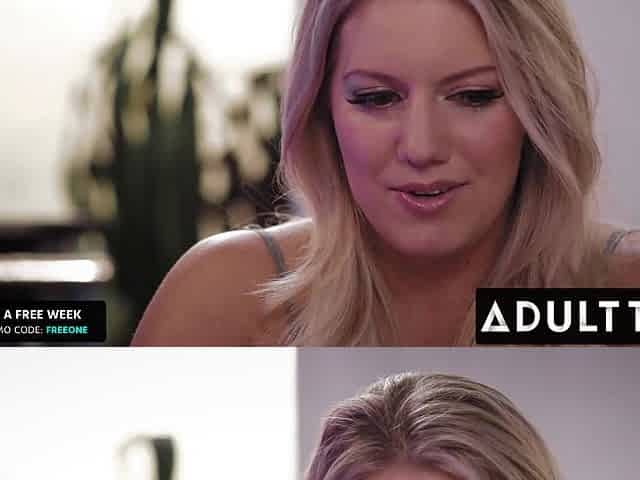 Evelyn Claire tests the fidelity of unfaithful MILF Candice Dare with lesbian sex!