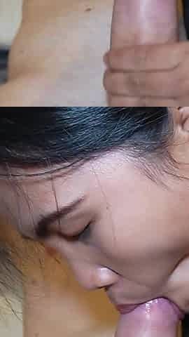 Asian Comes After Work to Get Creampie
