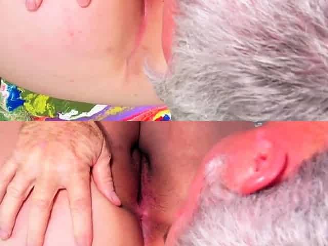 Rotund BBW Luna Berry Railed by Grandpa