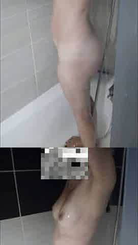 Under the shower