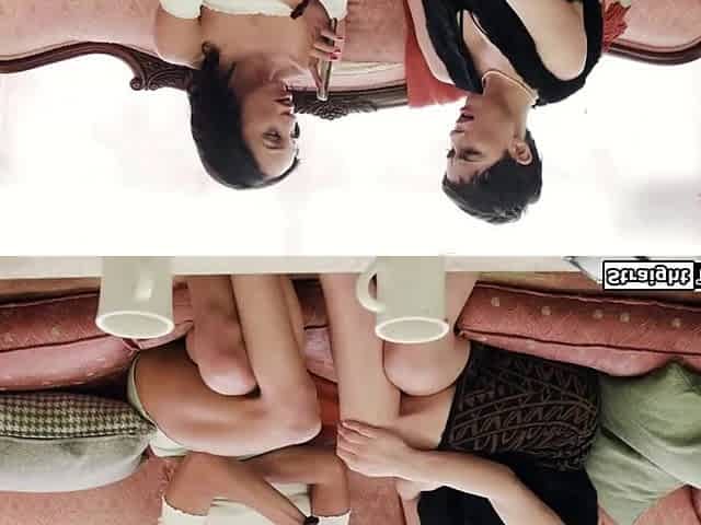 This babe puts her fingering inside her bffs vagina whilst they kiss