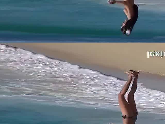 Fit Body- Watch Me Have Fun On The Beach Before I Masturbate - Lexi Dona