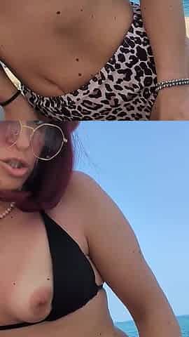 Stranger on the Beach Picks up Lifeguard