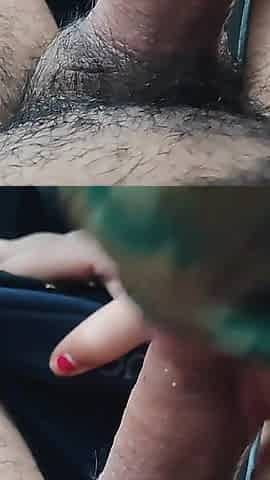 Blowjob in the Car Gril Irani