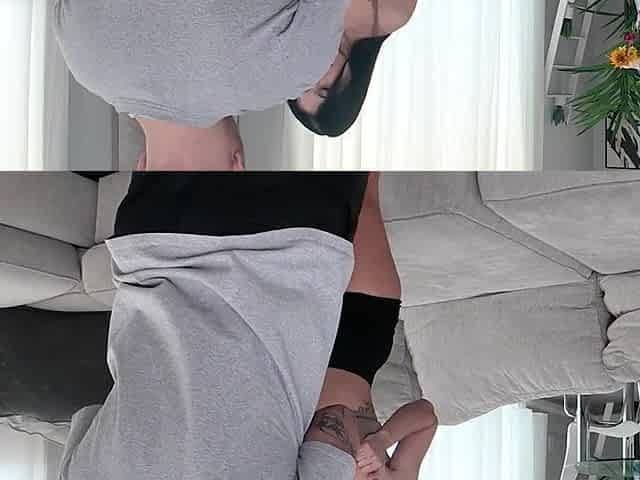 Breasty Brunette hair Likes To Have Sex And It Shows BTS - Alexa Chains