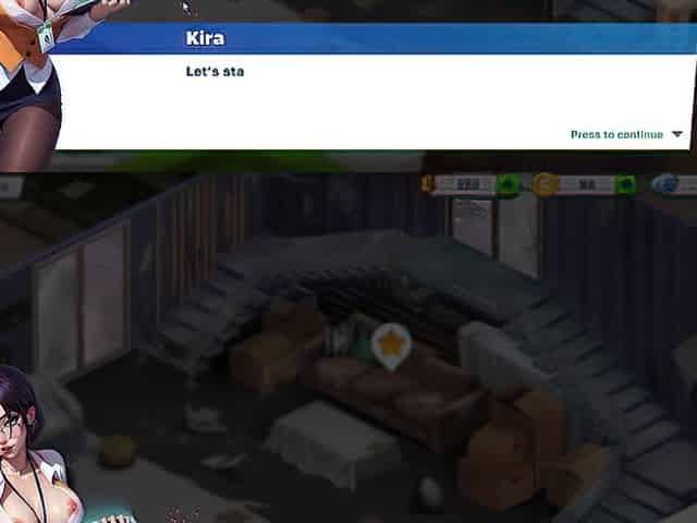 HornyVilla Gameplay pt.1 Goth Girls, ass, and tits