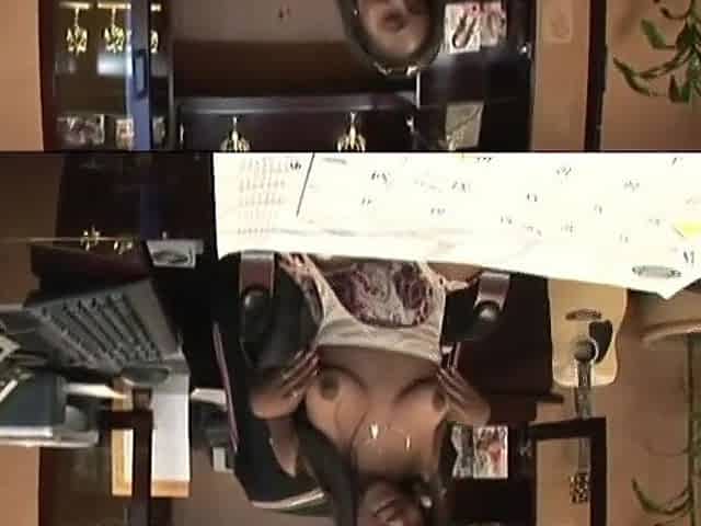 Black whore would do everything to get the job that pays well!