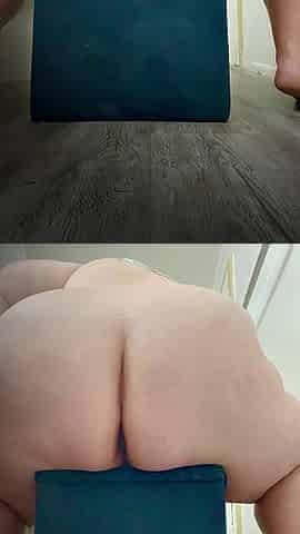 Solo bbw riding dildo