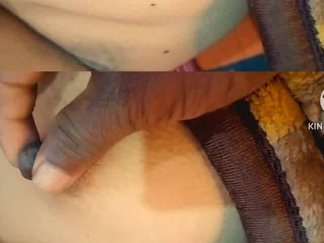 Housewife Nude Show in Bed