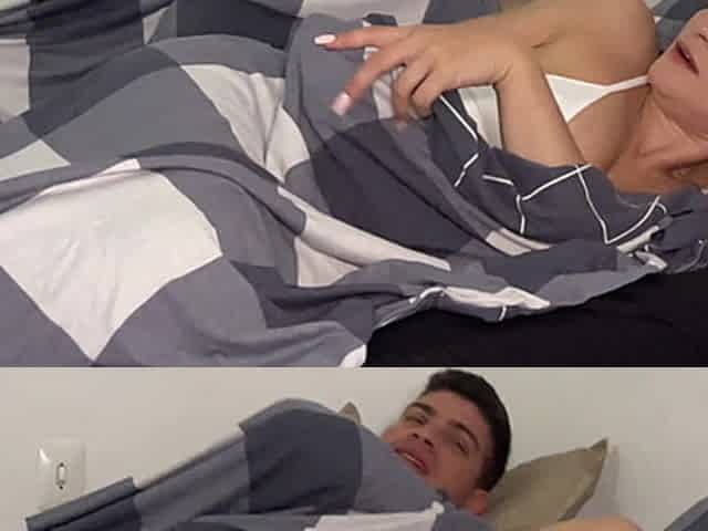 Sharing Bed with My Flat Mate and Fucking Down the Sheets