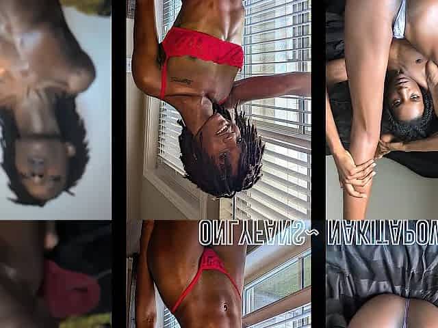 Hawt tiny Black Split Screen