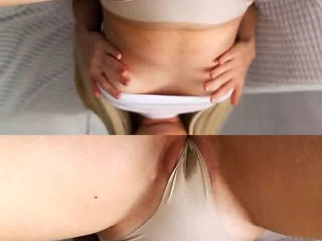 Blonde Teen Fingers Her Pussy to Orgasm - Solo Webcam ASMR