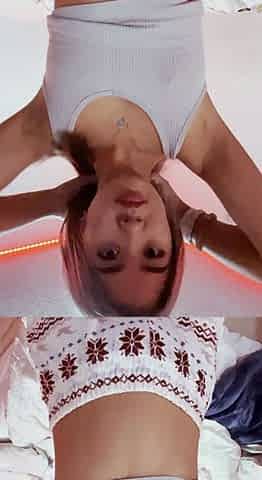Cute amateur webcam teen girl toying pussy on webcam