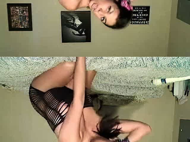 Hot brunette with big boobs gives hot blowjob