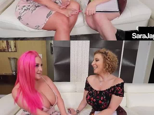 Sara Jay and Hot Ass Hollywood Finger each Other