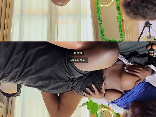 Lonely Big Ass Ebony Amateur Lily Blume Gets A Thick Creampie Before Going To Work