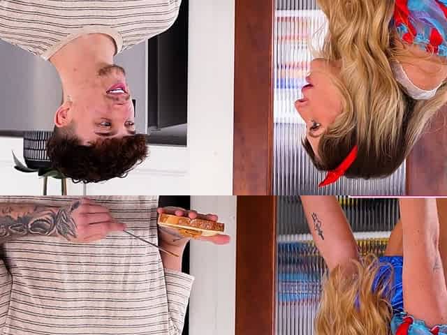 Big round ass stepsister likes apples
