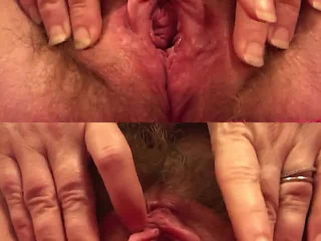 Curly snatch and love button massage
