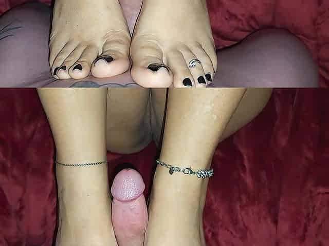 Getting off on her feet