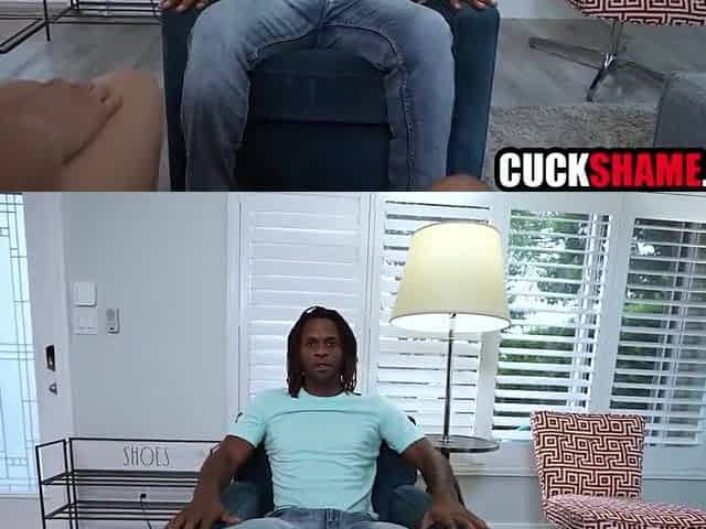 Excited wife brings ebony stud home to screw ifo cuckold spouse