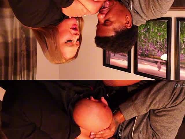 Blond Goddess BBW Veronica Loves BIG BLACK PENIS