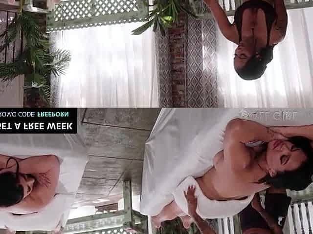 Cancelled Date Turns Into Lesbo Massage three-Way