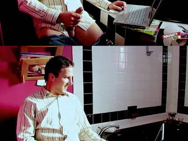 After webcamming online, they meet up and screw in real life