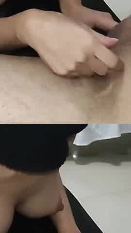 It's Nice to Lick My Lover's Whole Cock and Swallow His Milk!!! I Wanted to Jump From How Excited I Was but I Wanted His Cum Cum