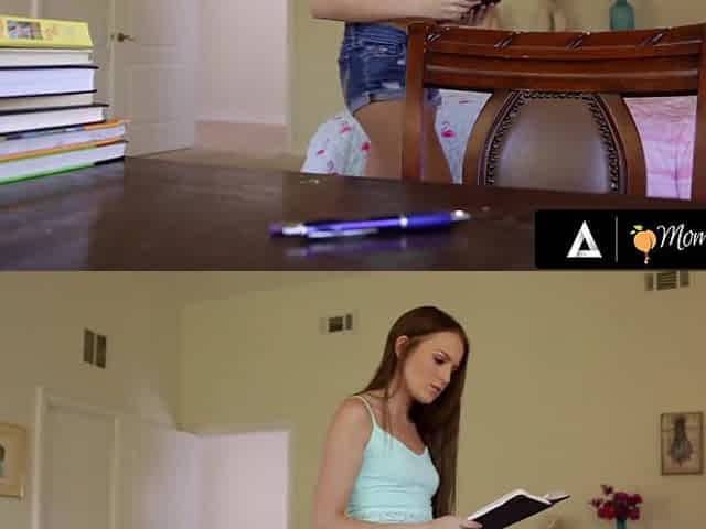 Syren De Mer & Scarlett Sage: Steamy Step Lesbian Thrill