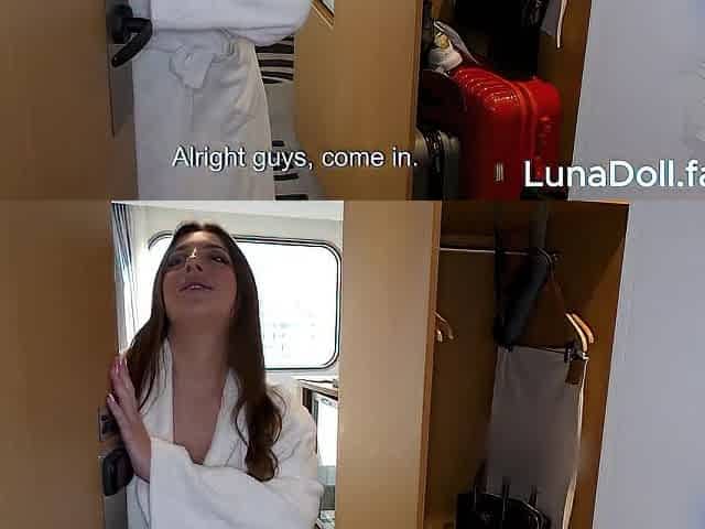 Cheating With 2 Large Ebony Penis And El Mordjene Widen - Luna Doll
