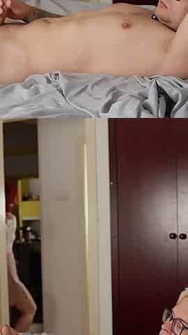 My Step Mom Caught Me Masturbating in Her Bed...