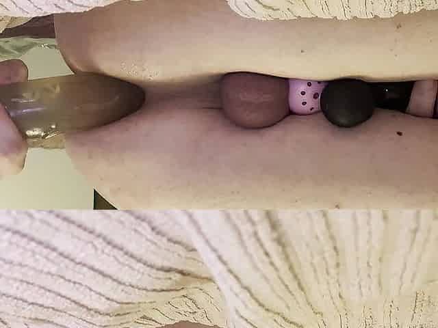 Sissy in chastity sissygasm