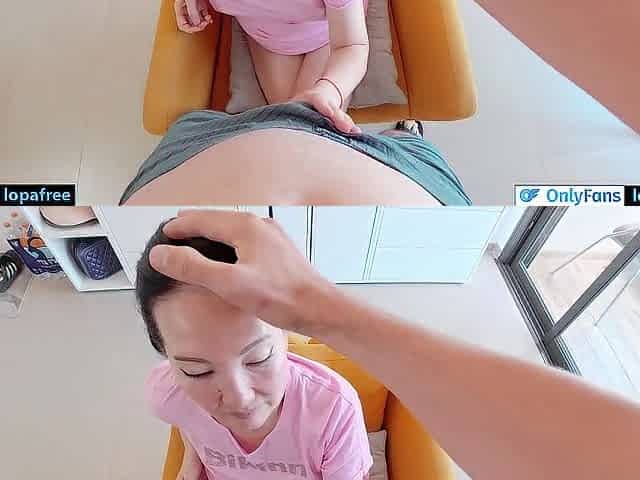 POV Oriental stepmom Lopa, between us, promised a oral job ????
