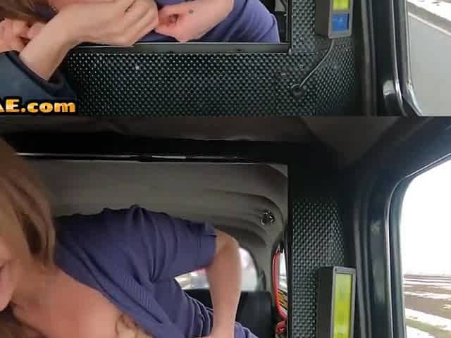 Petite Taxi Babe With Tattooed Body Outdoor Fucked In Cab
