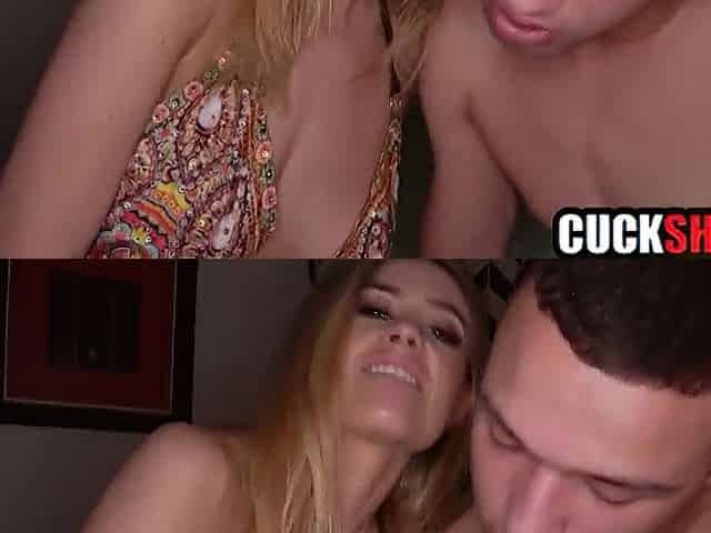 Cuckold hubby enjoys sharing wife with other dudes