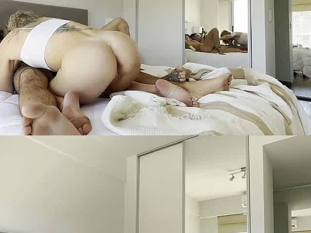 Married couple invites cock for DP threesome