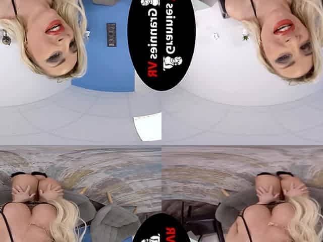 Jarushka Ross Solo - Huge Tits Mature Blonde Masturbation In Lingerie