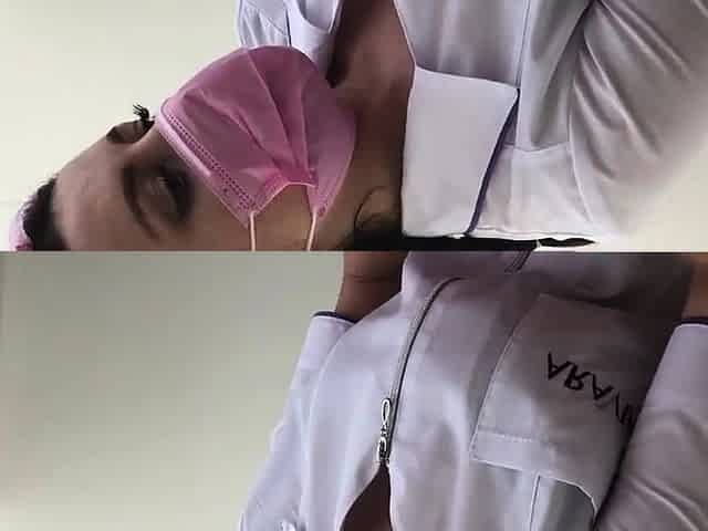 Sexy Nurse Blows Patient in Exam Room