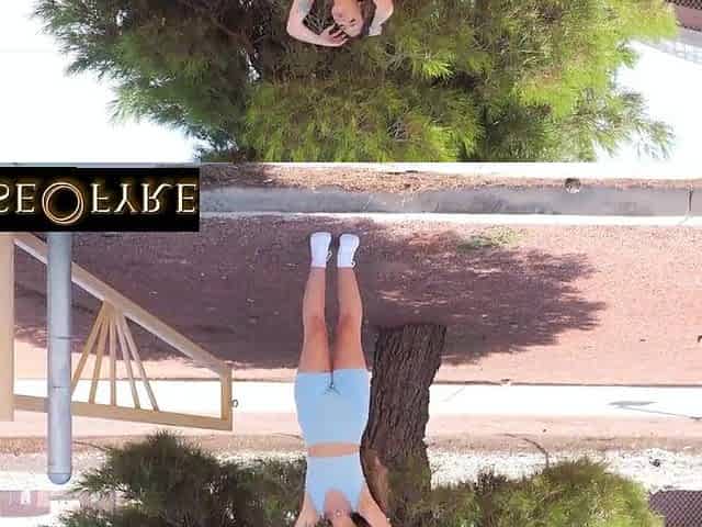 HOUSEOFYRE- Hawt Teen Jogger Fortunate Anne gets Picked Up and Drilled