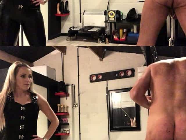 Femdom with spanking