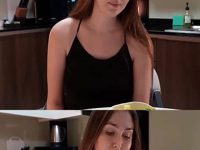 Alina Rai In Stepmom Gives Me A Secret Kitchen Blowjob After Staring At My Cock Under The Table